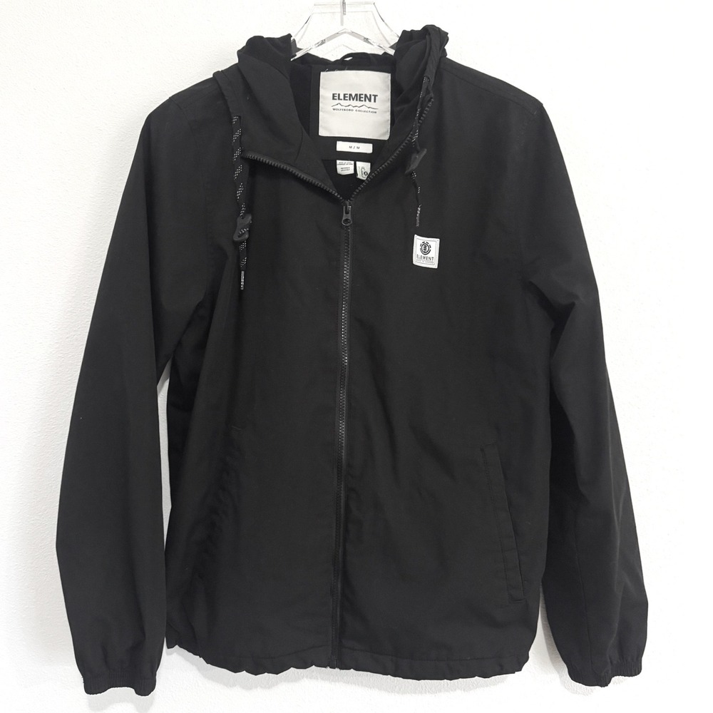 Element Wolfeboro Collection Men's Black Full-Zip Lightweight Jacket